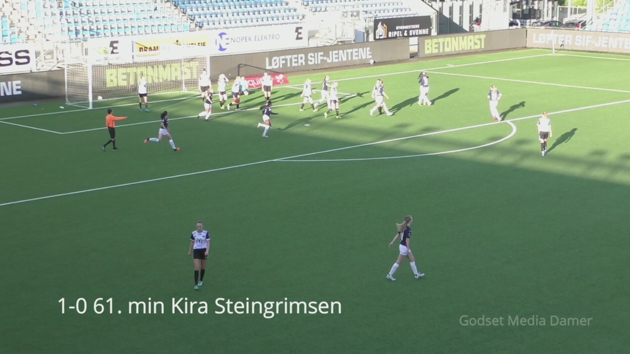 2022.06.12 Strømsgodset TF Damer - Solberg SK 4-0 (0-0) målene